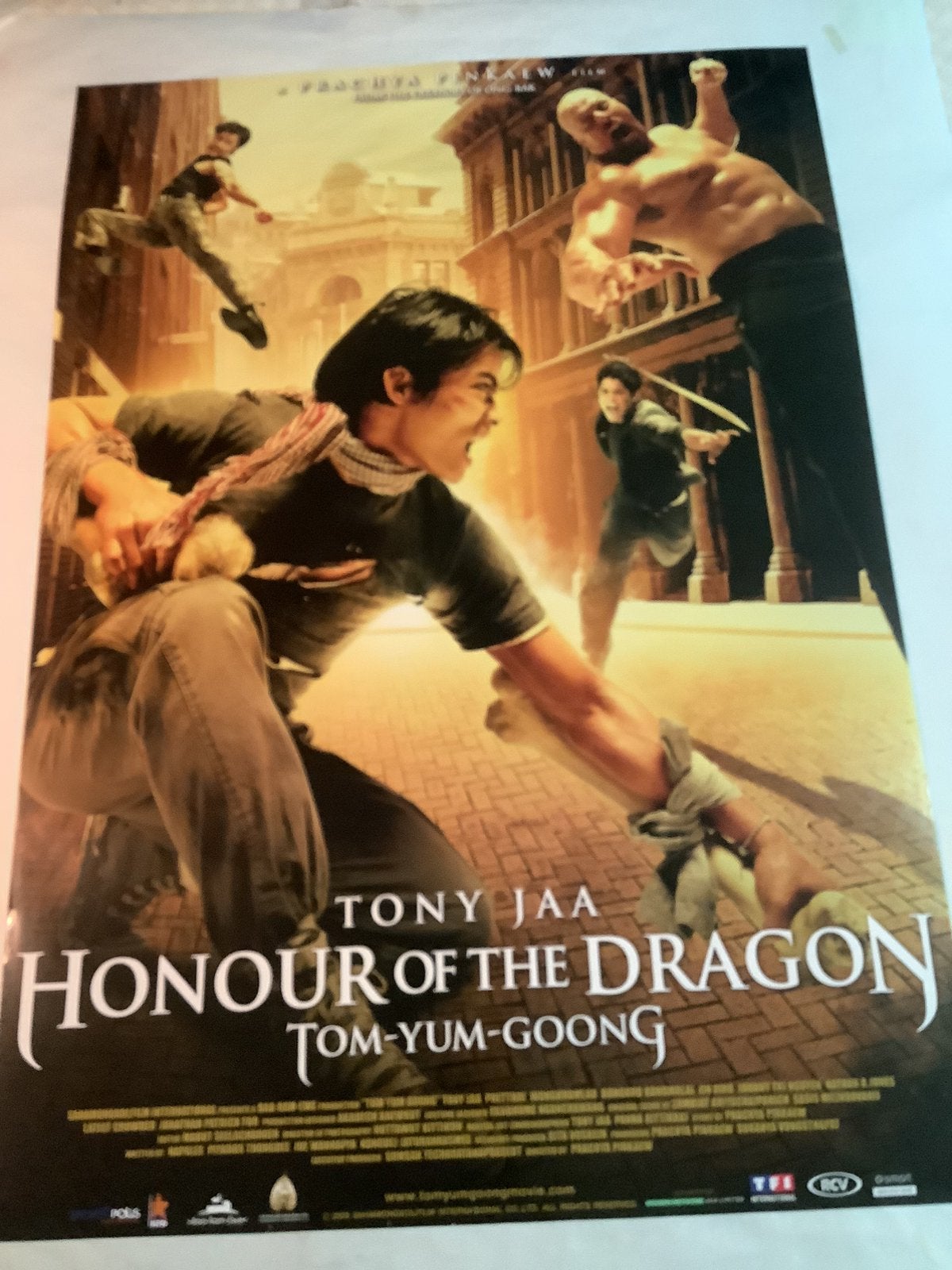 HONOR OF THE DRAGON   filmposter   70-100 cm, Ophalen of Verzenden, Zo goed als nieuw, Deurposter of groter, Film en Tv