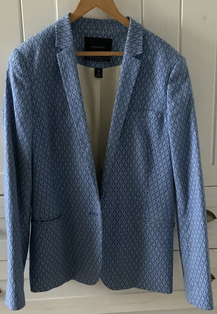 jasje / colbert Maison Scotch, Blauw, Maat 42/44 (L), Gedragen, Maison Scotch
