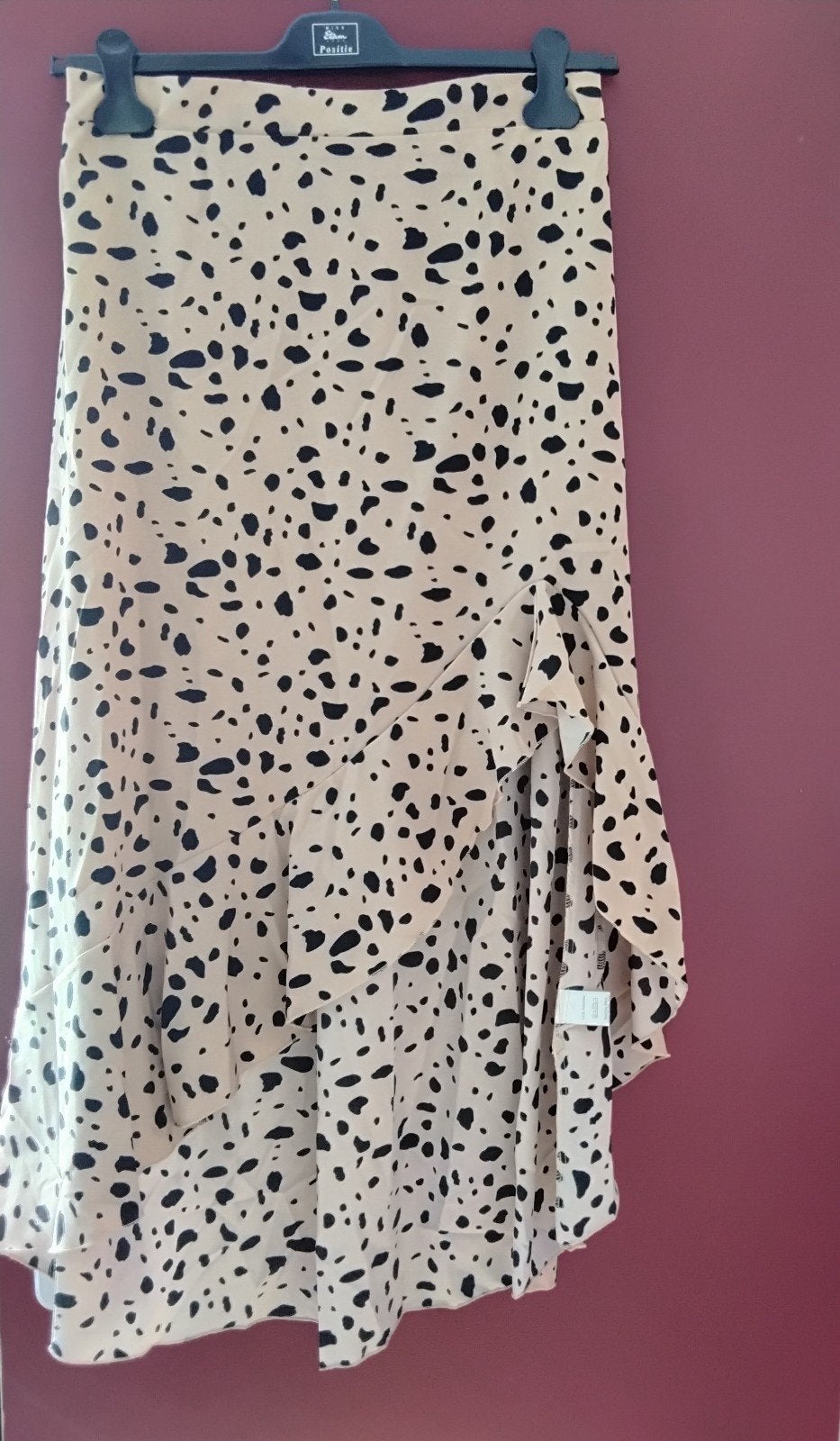 Lange rok met print maat 40, Kleding | Dames, Rokken, Maat 38/40 (M), Beige, Nieuw, Ophalen of Verzenden