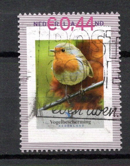 gestempelde zegel. Persoonlijke: vogelbescherming, Postzegels en Munten, Postzegels | Nederland, Ophalen of Verzenden, Na 1940
