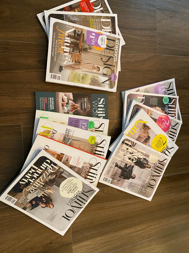 Stijlvol Wonen en vtwonen Design woonmagazines, Ophalen, Zo goed als nieuw, Overige typen
