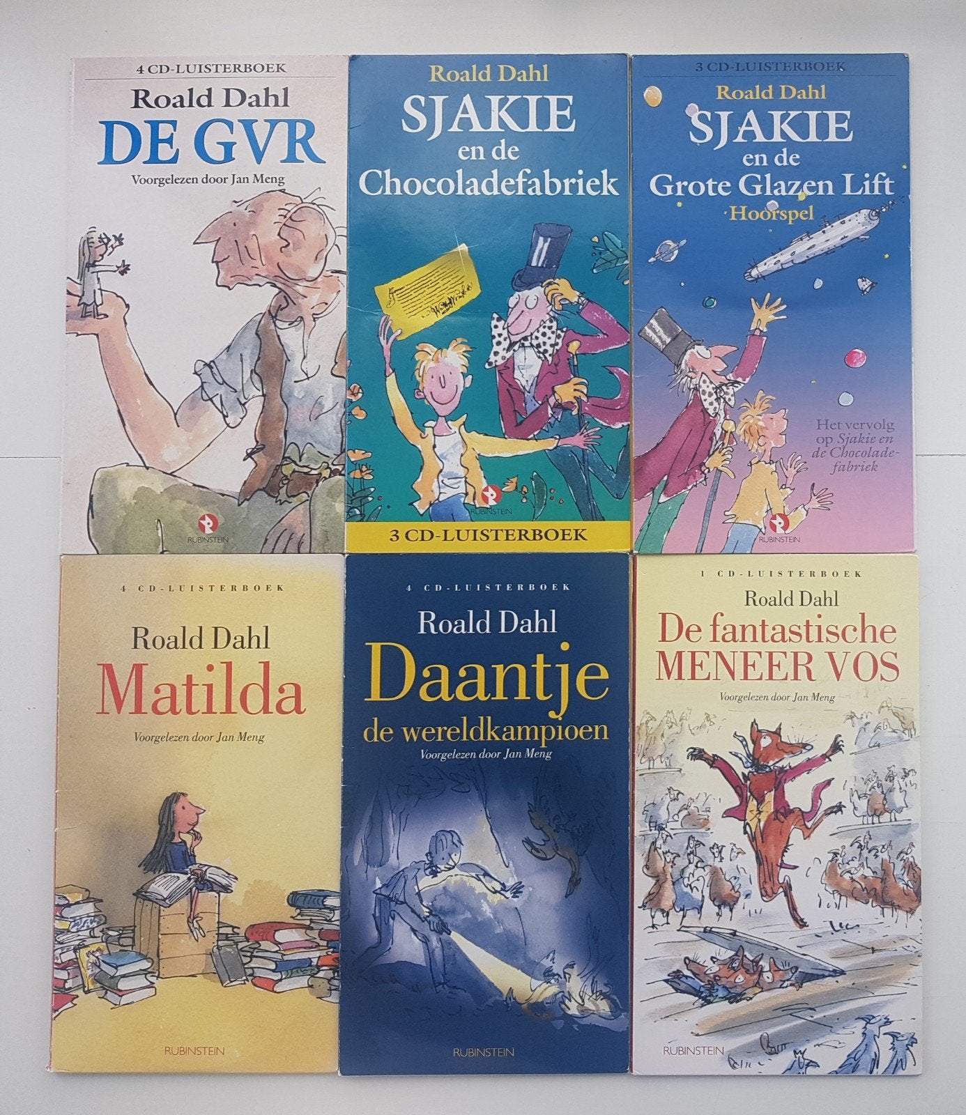 6x Luisterboek Roald Dahl oa. De GVR, Daantje, Meneer Vos, Boeken, Luisterboeken, Ophalen of Verzenden, Roald Dahl, Cd, Kind