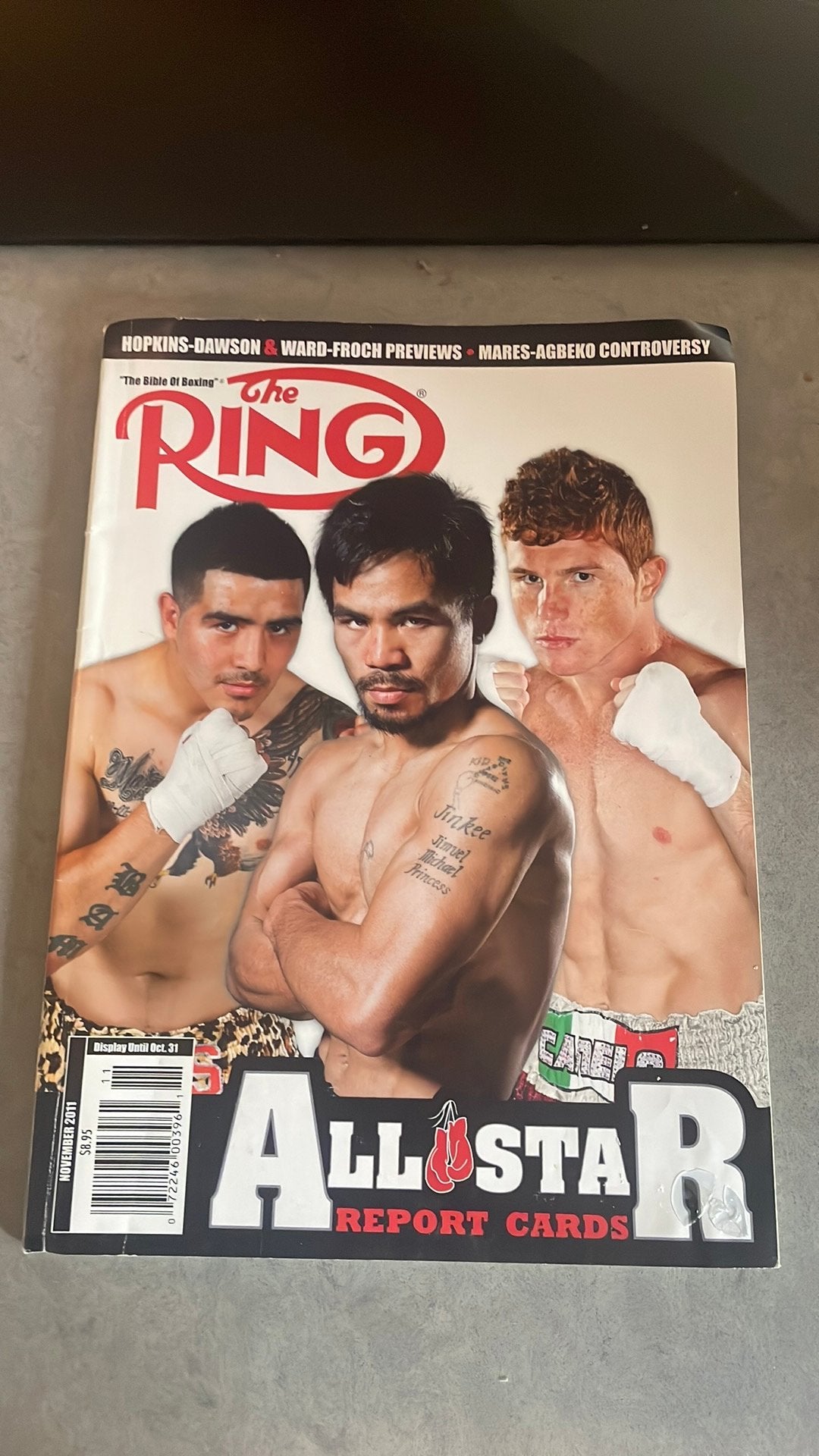 The Ring Magazine - Boksblad met Manny Pacquiao, Ophalen of Verzenden, Zo goed als nieuw, Sport en Vrije tijd
