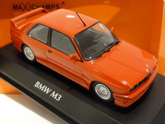 Maxichamps Minichamps BMW M3 (e30) 1987 Rood 1:43 940020300, Ophalen of Verzenden, Nieuw, Auto, MiniChamps