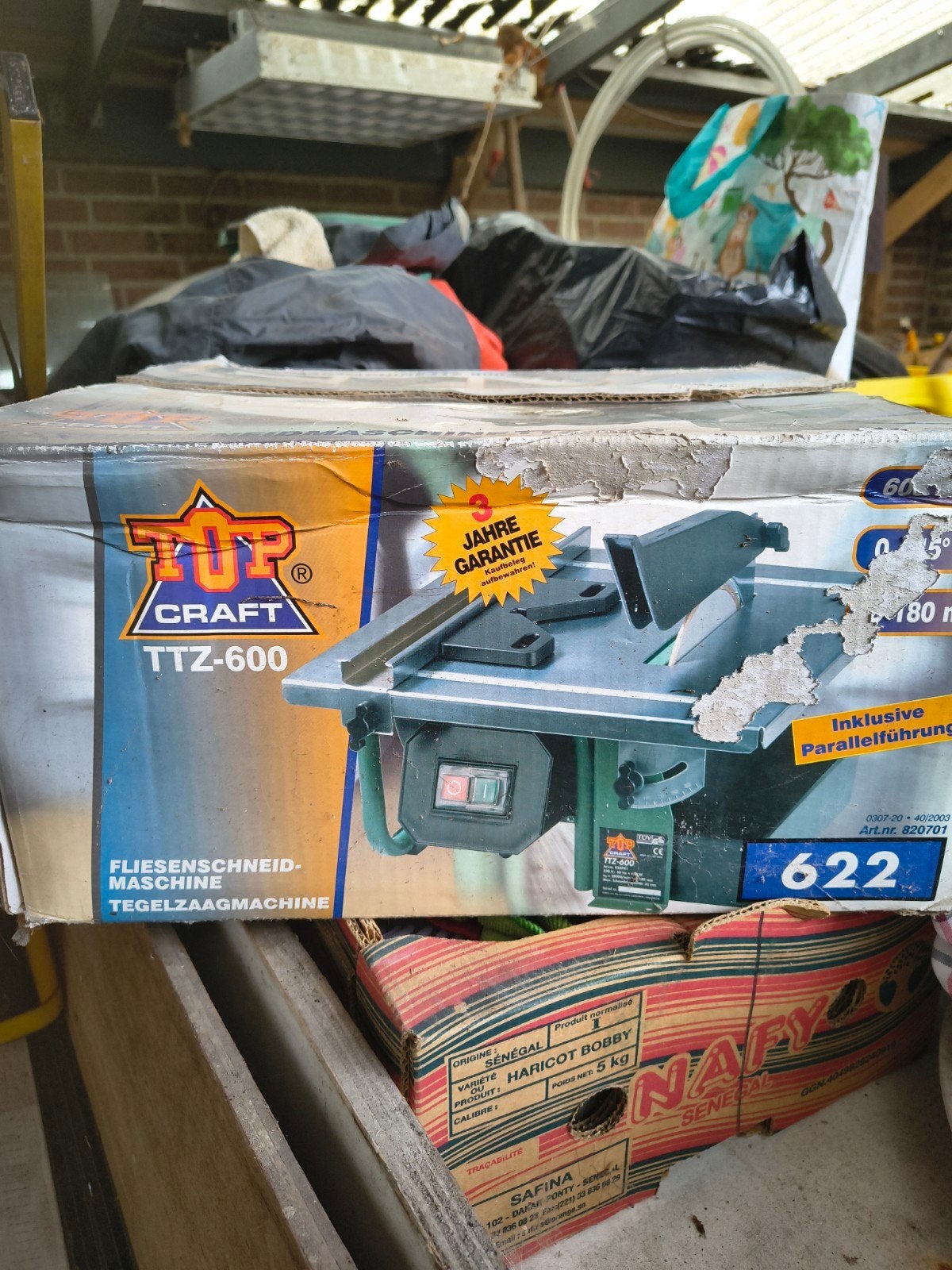 TUP CRAFT TTZ-600 Tegelzaagmachine - 600W, Gebruikt, 70 mm of meer, Overige typen, Ophalen of Verzenden