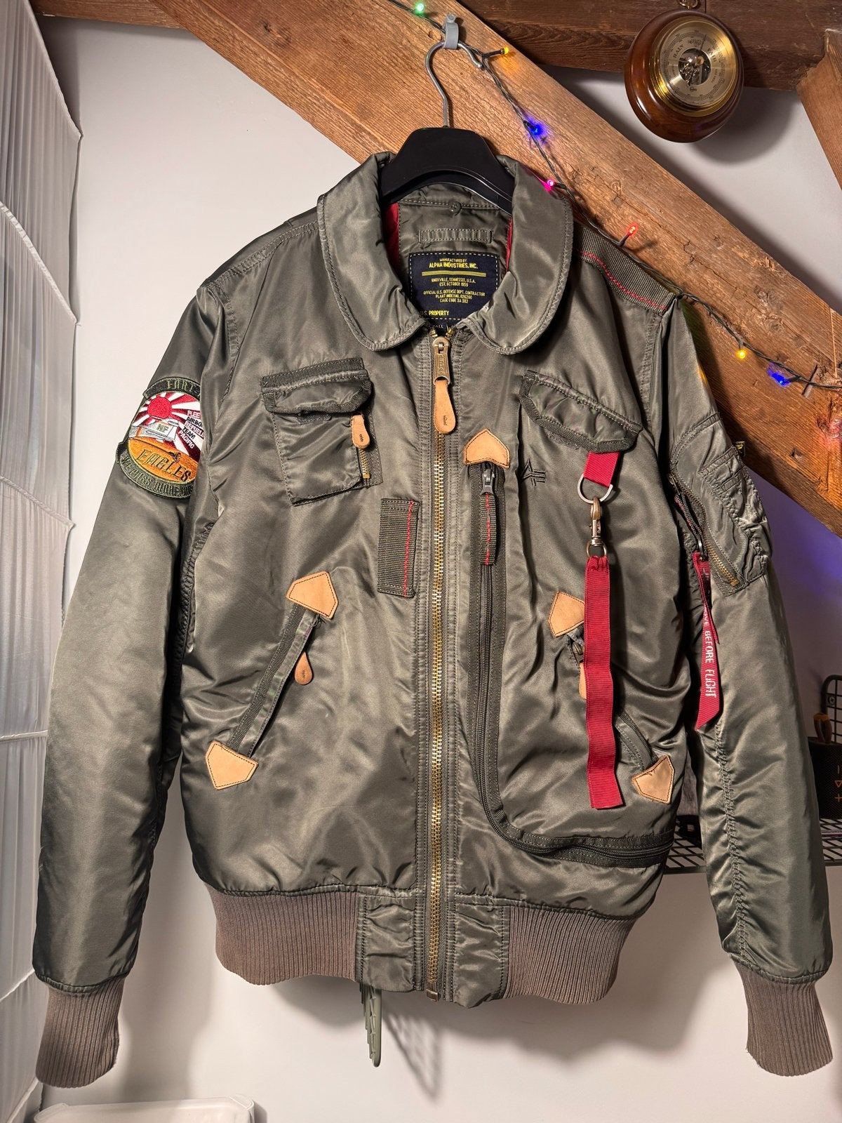 Alpha Industries Injector Bomberjack - Groen, Ophalen of Verzenden, Zo goed als nieuw, Overige maten, Groen