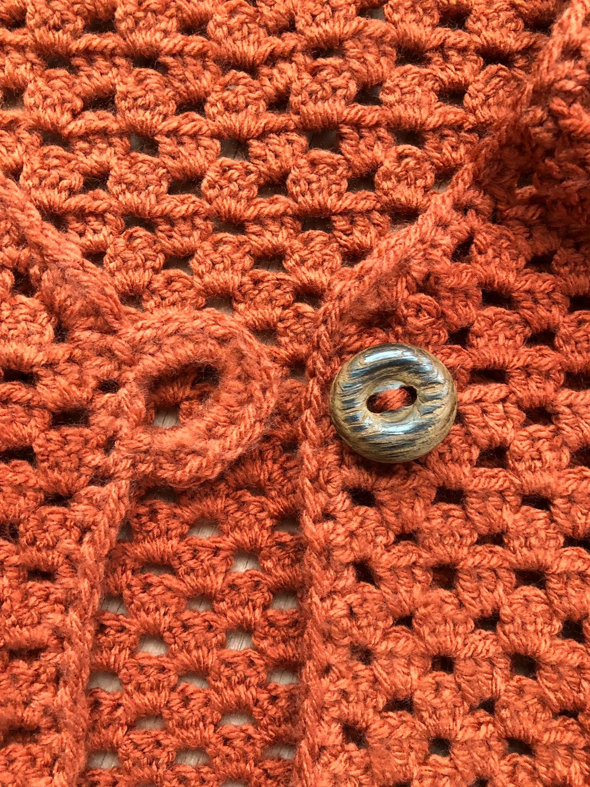 Boho granny square damesvest maat 40/42, Ophalen of Verzenden