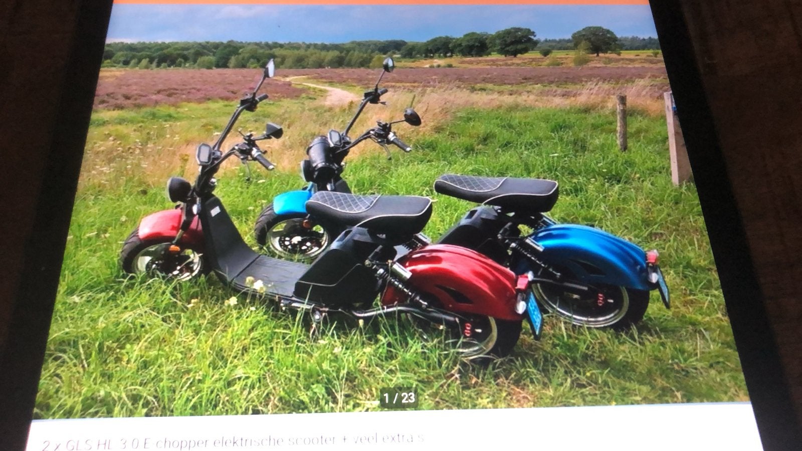 2x GLS HL 3.0 E chopper elektrische scooter, Ophalen, Zo goed als nieuw, Elektrisch, Overige merken