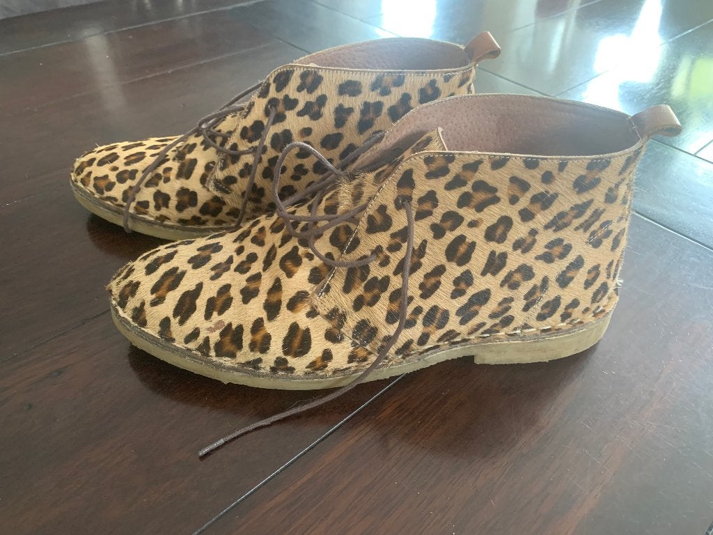 Dwrs label schoenen, luipaard -look maat 39, Kleding | Dames, Overige kleuren, Overige typen, Ophalen of Verzenden, Zo goed als nieuw