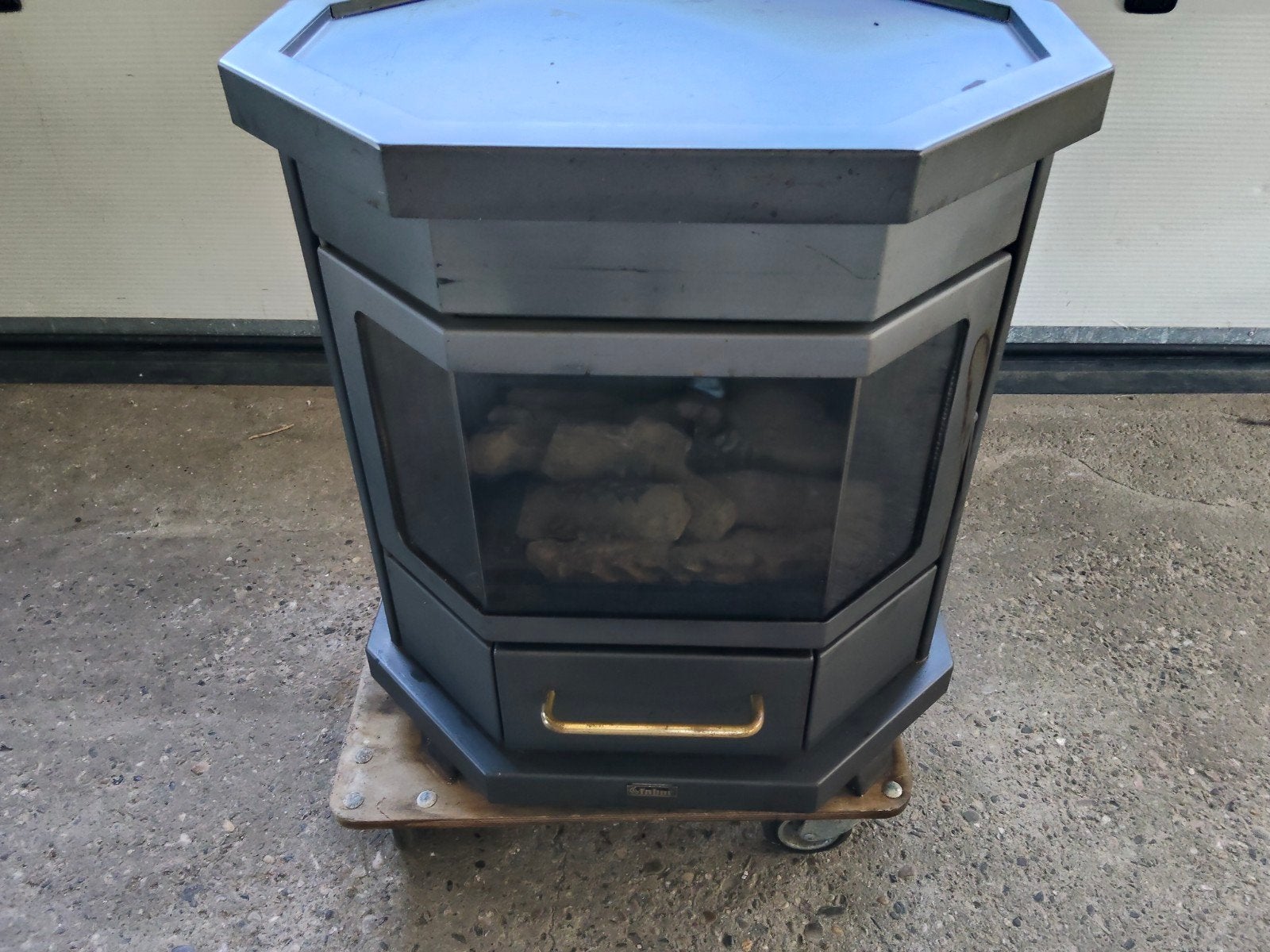Faber Gaskachel 4,2 kW antraciet, Gebruikt, ., Ophalen of Verzenden, Gashaard