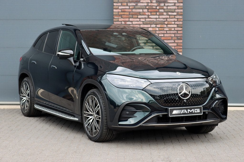 Mercedes-Benz EQE SUV 500 4MATIC AMG Line Premium 91 kWh | H, Auto's, Mercedes-Benz, Zwart, 408 pk, Groen, Keurmerk '100% Onderhouden'