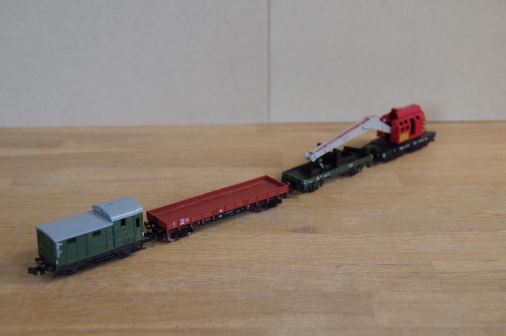 N-spoor wagens  met kraan, Overige merken, Gebruikt, Gelijkstroom, Wagon