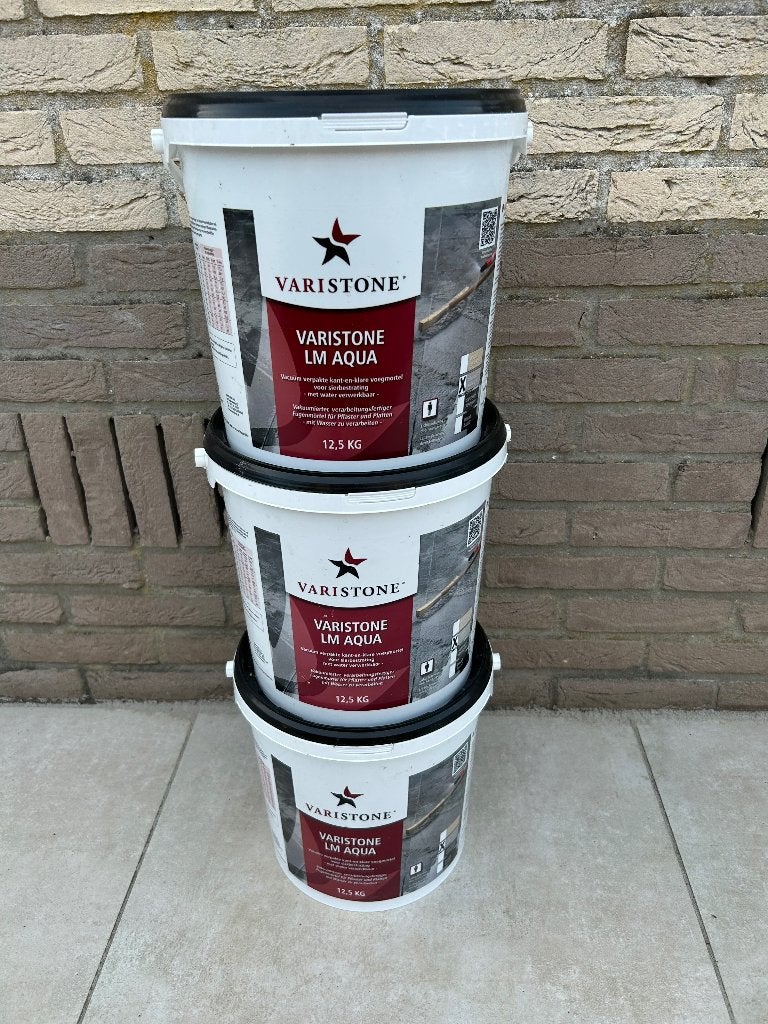 3 ongeopende Lm aqua voegmortel emmers voor keramiek tegels, Doe-het-zelf en Verbouw, Tegels, Ophalen, 60 cm of meer, Keramiek