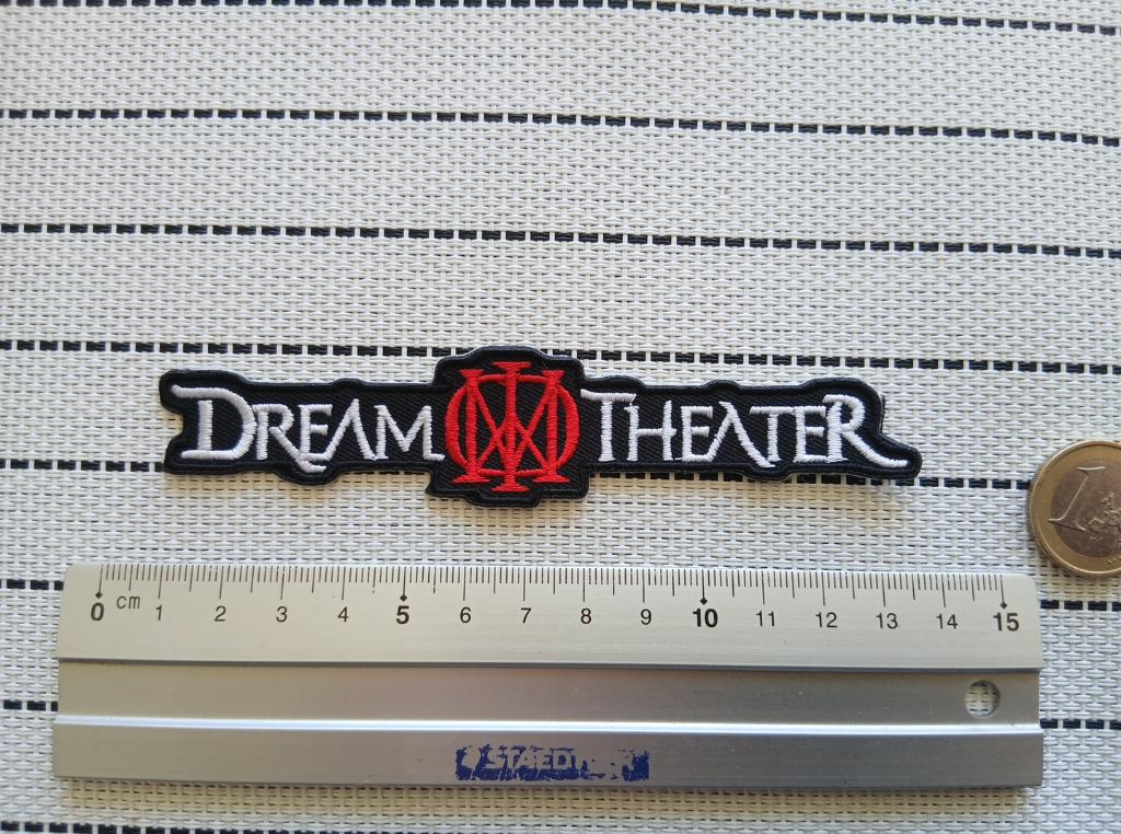 Dream Theater mooie shaped patch 17 metal, Verzenden, Nieuw, Kleding