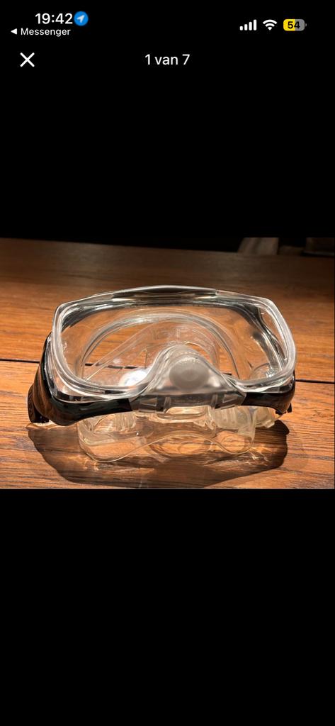Tusa Imprex 3D Duikbril met Neusflotter, Watersport en Boten, Duiken, Verzenden, Zo goed als nieuw, Duikbril of Snorkel