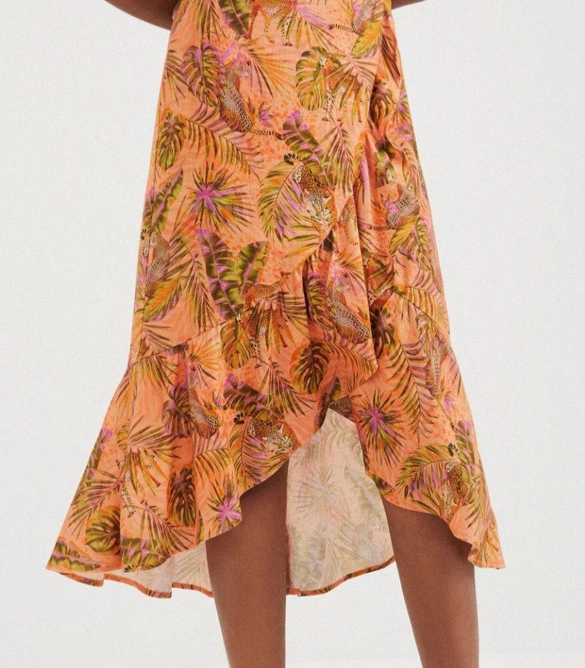 Desigual rok met hesje, maat 38, Kleding | Dames, Rokken, Maat 38/40 (M), Oranje, Ophalen of Verzenden, Desigual