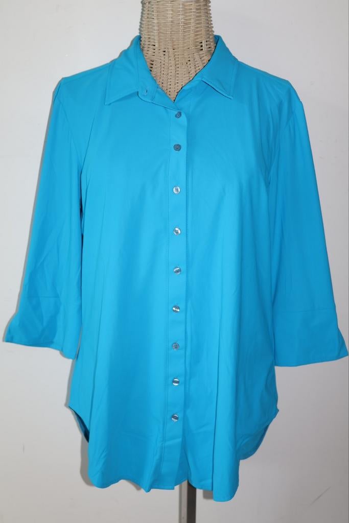 Studio Anneloes travelstof blouse maat 42 / XL in blauw, Studio Anneloes, Blauw, NL, Ophalen of Verzenden