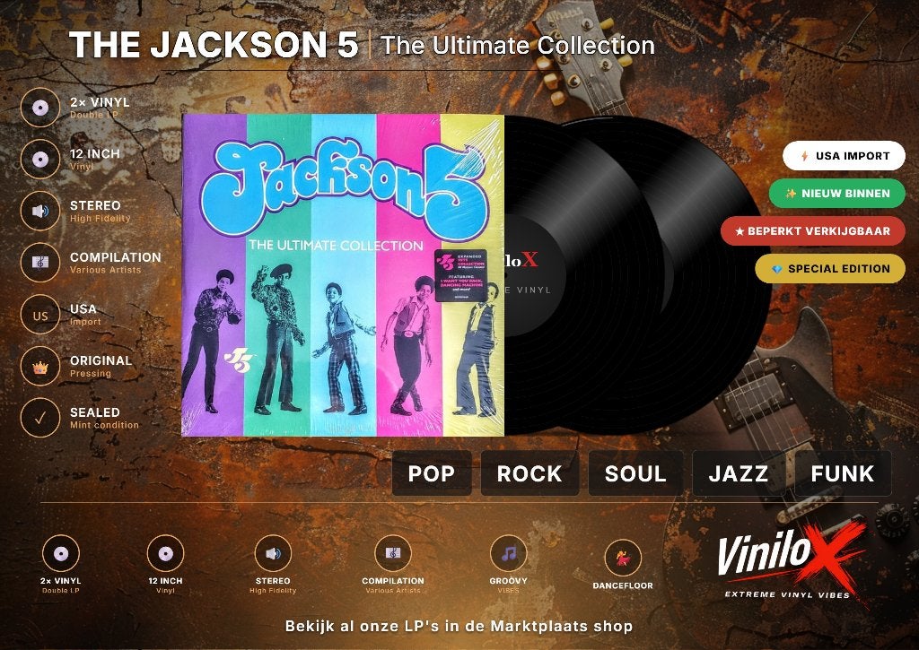 The Jackson 5 – The Ultimate Collection | 2LP, Cd's en Dvd's, Vinyl | Pop, Pop, Ophalen of Verzenden, Dubbel-LP, 12 inch