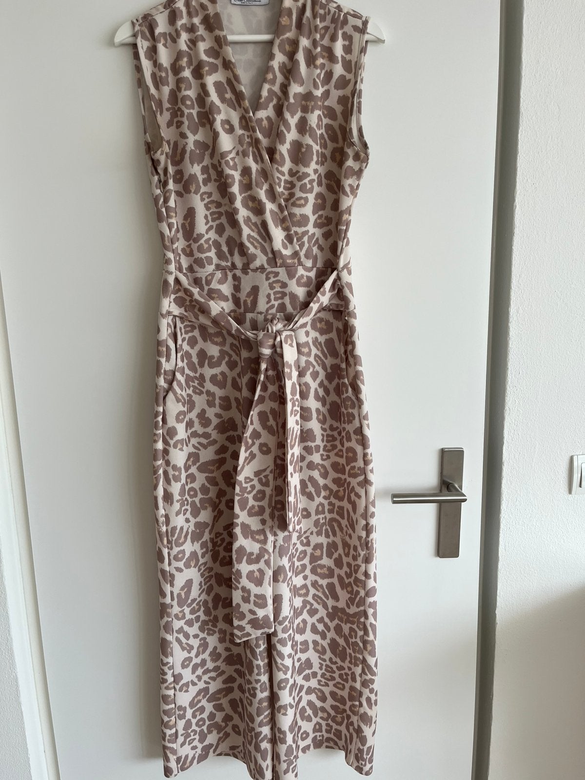 Trendy leopardenprint jumpsuit – Made in Italy – Maat M", Kleding | Dames, Ophalen of Verzenden, Zo goed als nieuw, Maat 38/40 (M)
