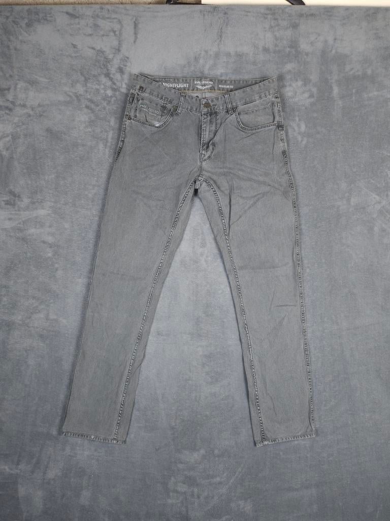 Pme Legend Broek Nightflight W32 L34 Regular Fit Grijs Jean., ., W32 (confectie 46) of kleiner, Ophalen of Verzenden, Zo goed als nieuw