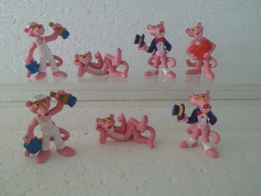 Pink Panter figuurtjes, Ophalen, Zo goed als nieuw