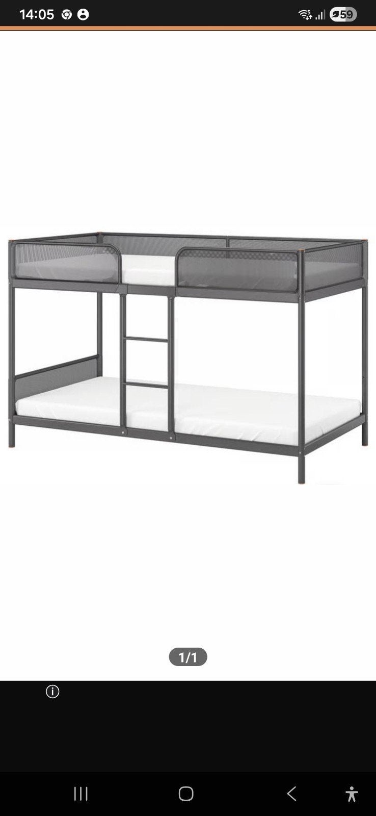 Stapelbed, Huis en Inrichting, Ophalen, 90 cm, 160 tot 180 cm, Tweepersoons