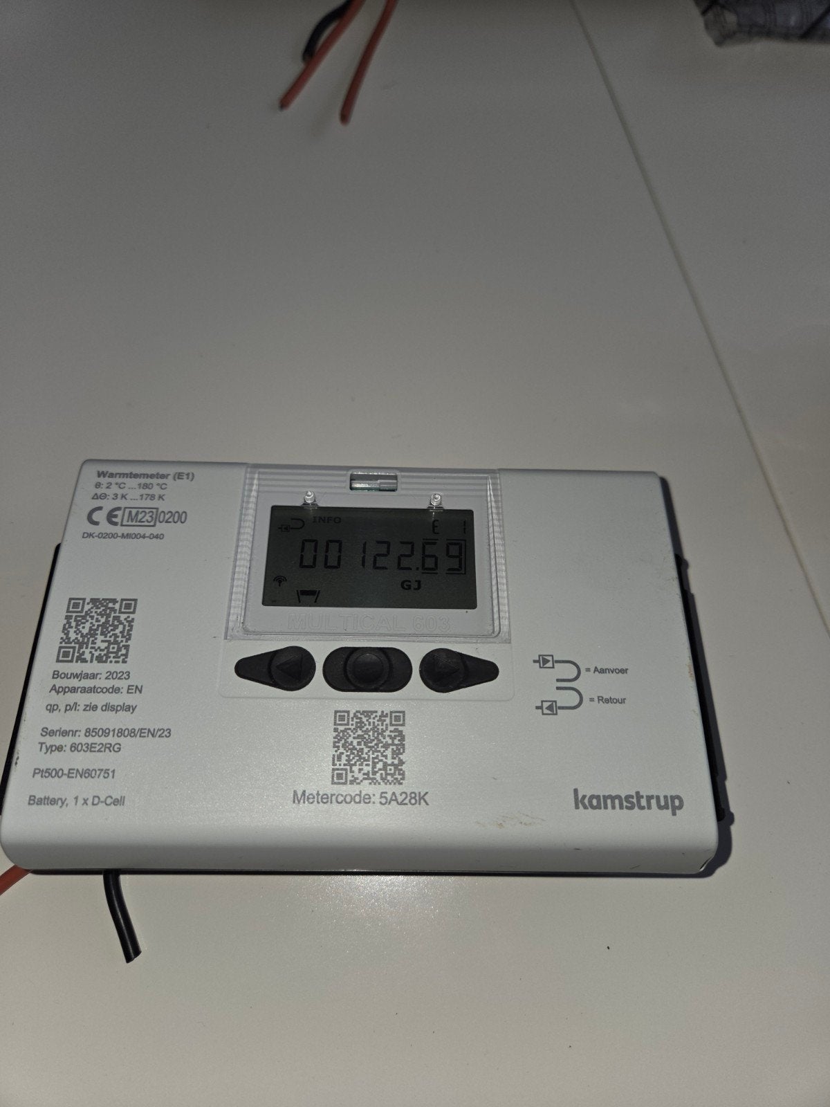 Kamstrup Warmtemeter (E1) - Nieuwstaat, Ophalen, Zo goed als nieuw, Overige merken, Overige typen