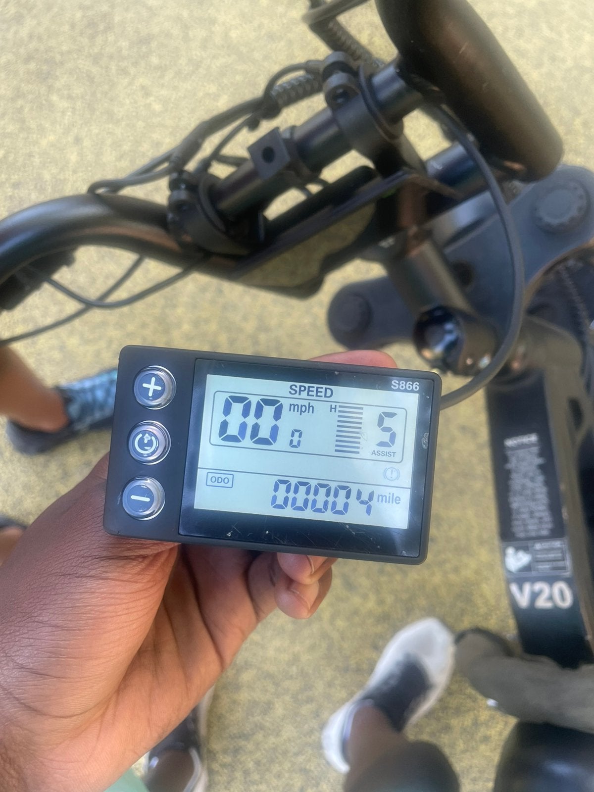 S8600 scherm fatbike, Ophalen of Verzenden, Zo goed als nieuw, Klimsport-accessoire