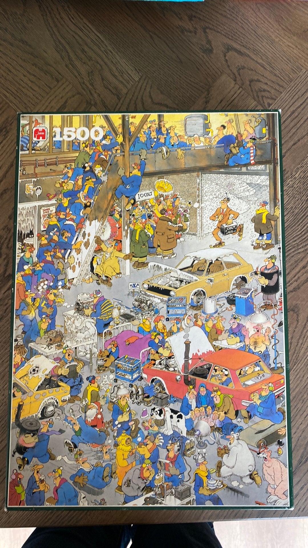 Jan van Haasteren, Aan de lopende band. 1500 stukjes, Hobby en Vrije tijd, Denksport en Puzzels, Ophalen, 500 t/m 1500 stukjes