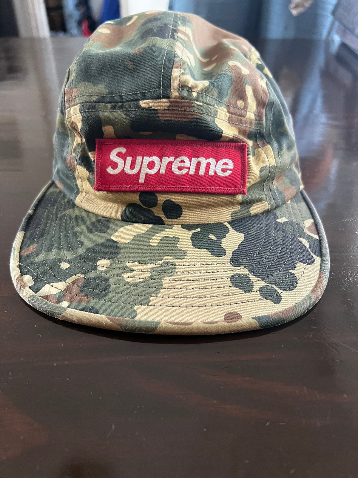 Supreme Camo 5-Panel Pet, Ophalen of Verzenden, Zo goed als nieuw, One size fits all, Pet
