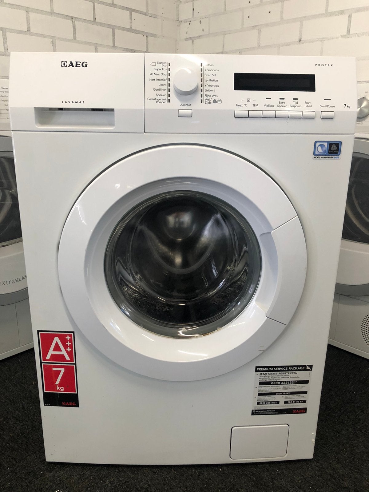 €189 A+++ 7kg Wasmachine AEG Protex MET GARANTIE ophalen, Witgoed en Apparatuur, Wasmachines, Ophalen, Minder dan 85 cm, Zo goed als nieuw