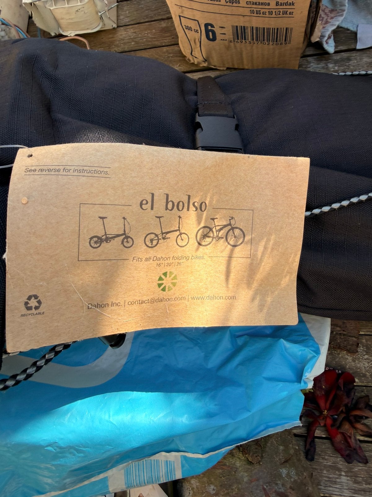 NIEUWE Dahon El Bolso transporttas vouwfiets 16/20/26, Fietsen en Brommers, Ophalen of Verzenden, Nieuw, 20 inch of meer, Dahon