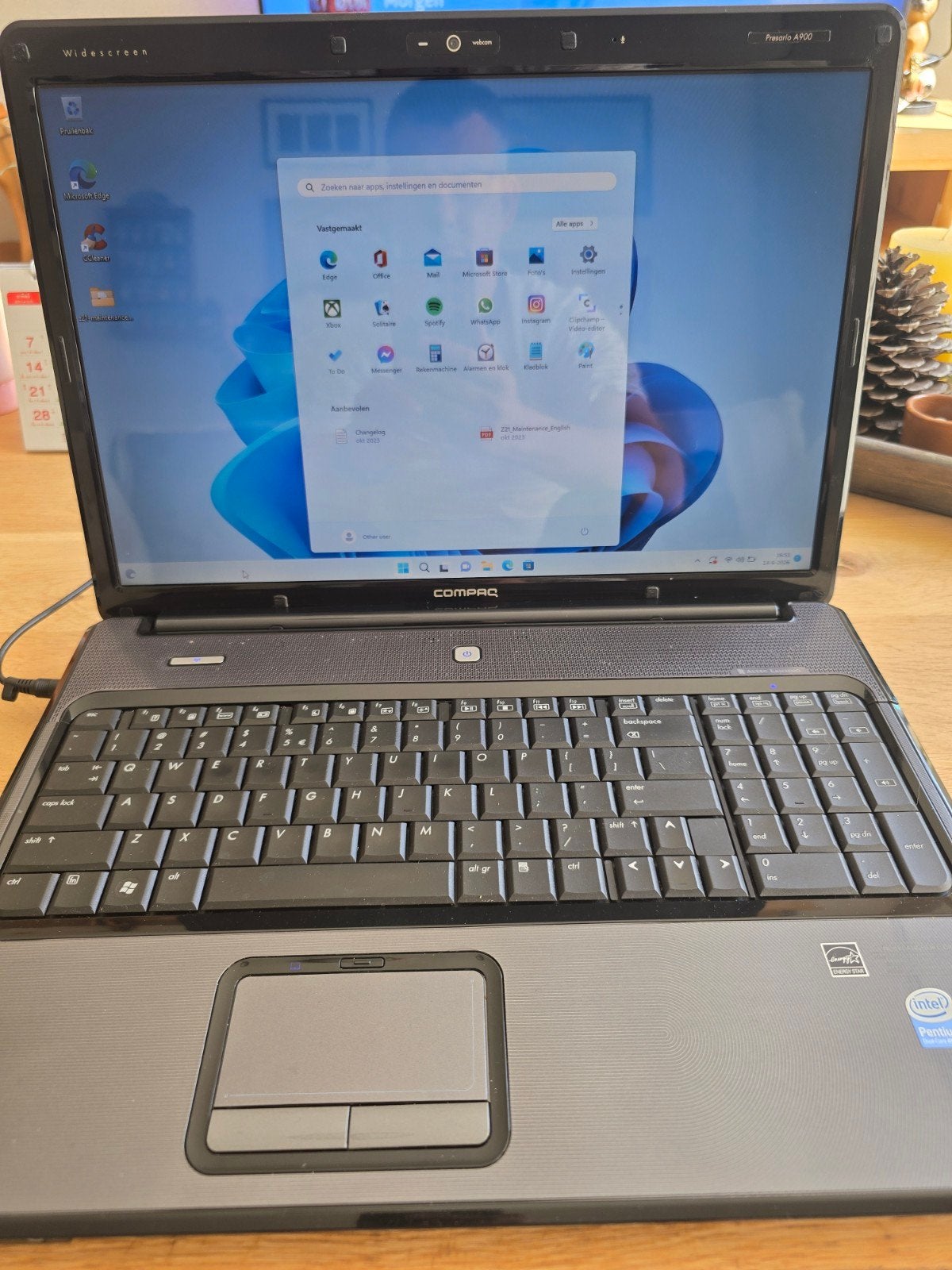 Compaq Presario A900 laptop Windows 11 pro, Gebruikt, HDD, 2 tot 3 Ghz, Compaq