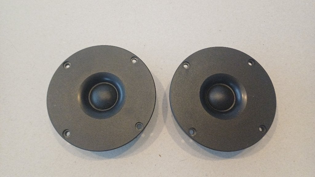 2 x Grs 1" tweeter - 8ohm - 90db - 50/100watt als nieuw, Overige merken, Stereo speakers, Basreflex, Ophalen of Verzenden