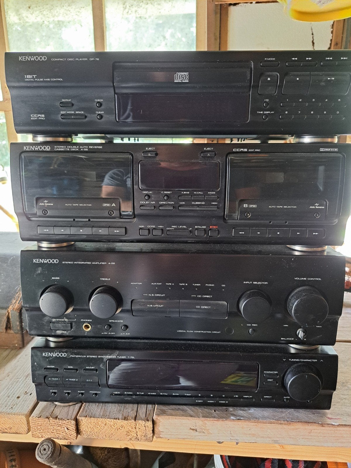 Kenwood Stereo Set, Ophalen of Verzenden, Gebruikt, Cassettedeck, Overige merken
