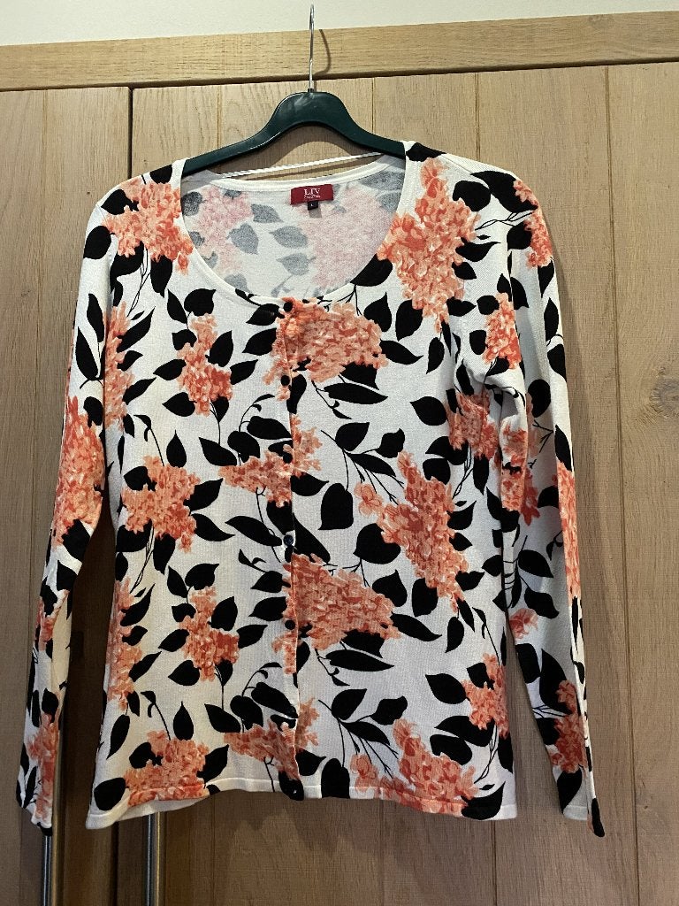 Vest Maat L Bloemenprint LIV Collection, Kleding | Dames, Overige kleuren, Maat 42/44 (L), Ophalen of Verzenden, Zo goed als nieuw