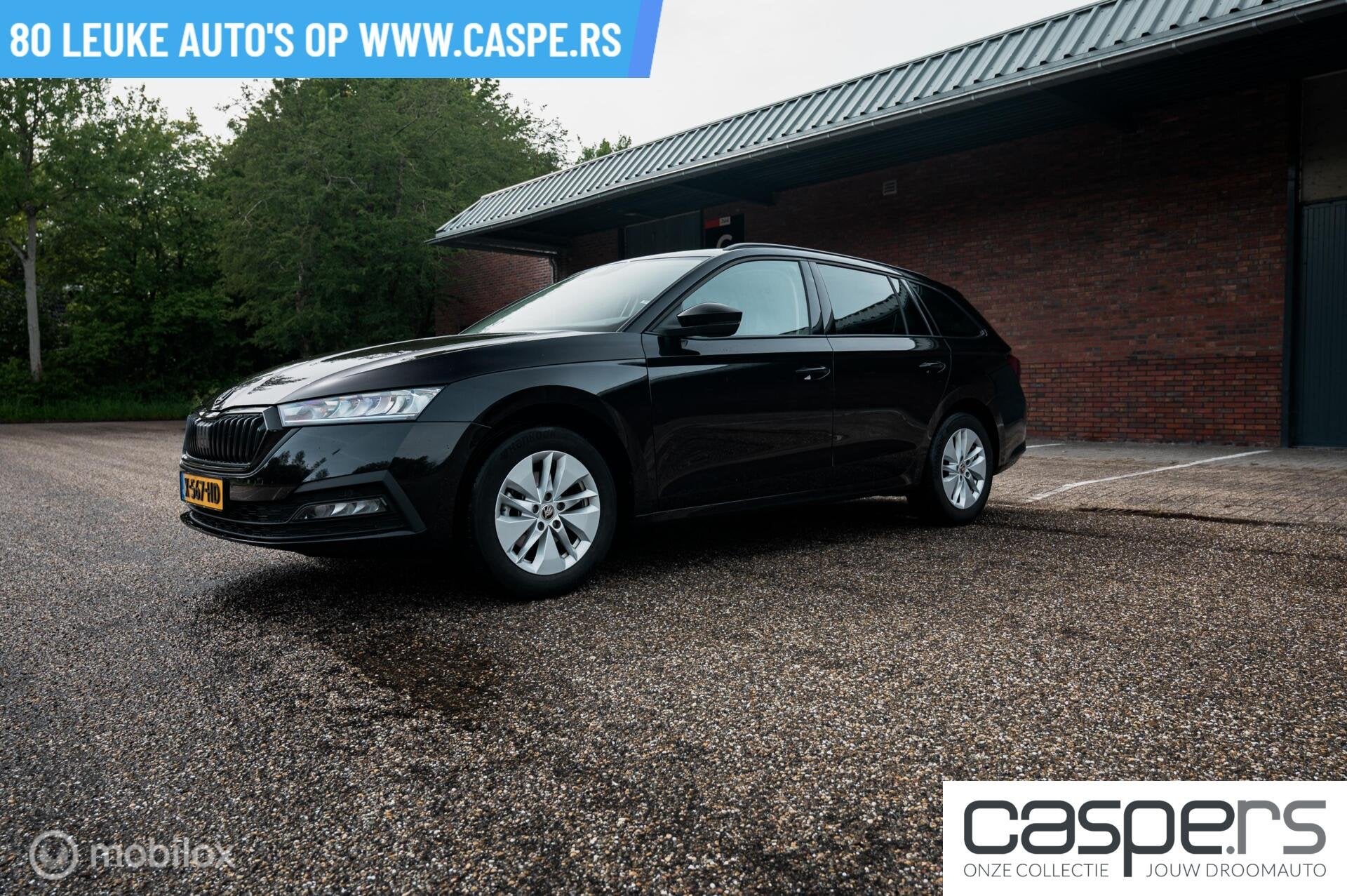 Skoda Octavia Combi 1.0 e-TSI Business Edition, Stof, Gebruikt, Zwart, Origineel Nederlands