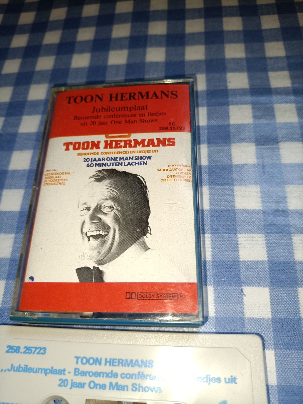 Cassettebandje Toon Hermans one man show, Cd's en Dvd's, Cassettebandjes, Ophalen of Verzenden, Zo goed als nieuw, 1 bandje