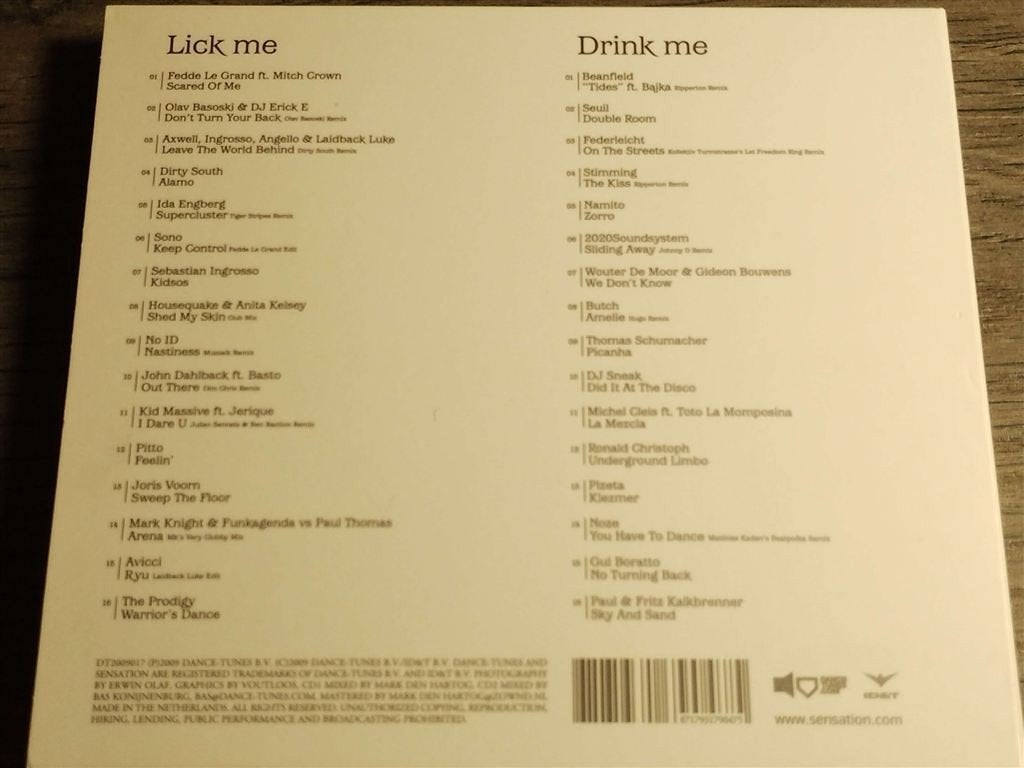 Sensation - Wicked Wonderland [2 CD], Cd's en Dvd's, Ophalen of Verzenden, Zo goed als nieuw, Disco