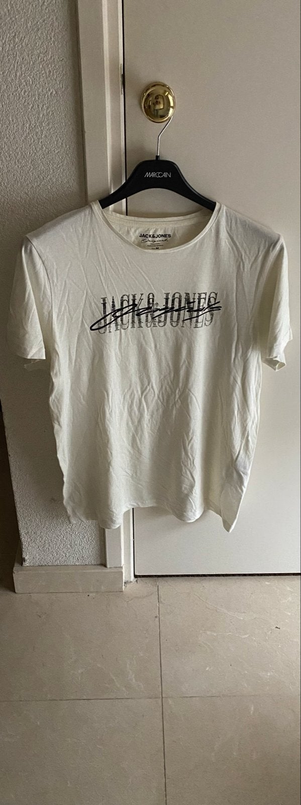 Jack & Jones T-shirt met print - Maat M, Ophalen of Verzenden, Nieuw, Maat 48/50 (M), Wit