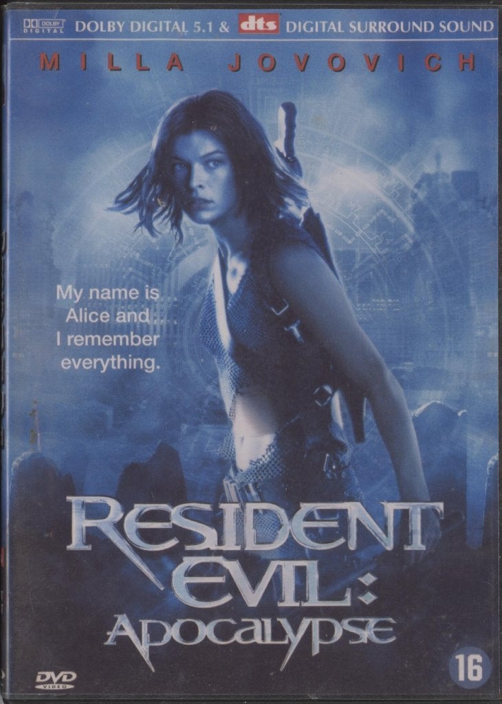 61) Resident Evil; Apocalypse: met Milla Jovovich, Vanaf 16 jaar, Ophalen of Verzenden, Gebruikt, Actie