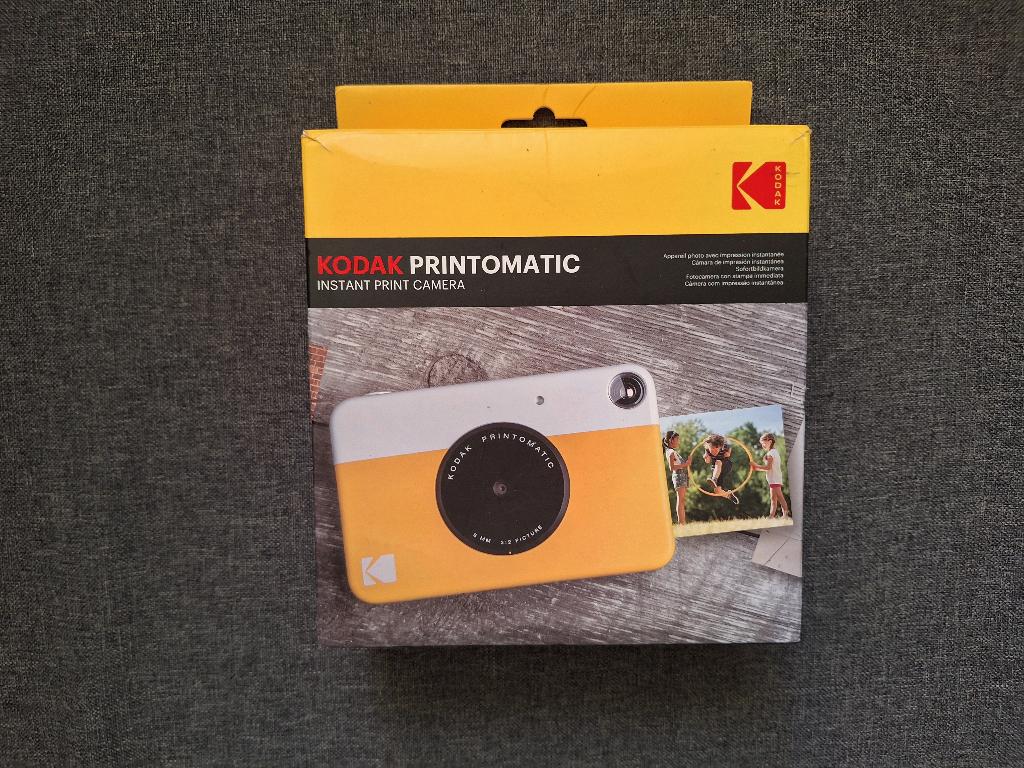 ZGAN - Kodak Printomatic Instant / Polaroid Camera - Geel, Ophalen of Verzenden, Zo goed als nieuw, Polaroid, Kodak