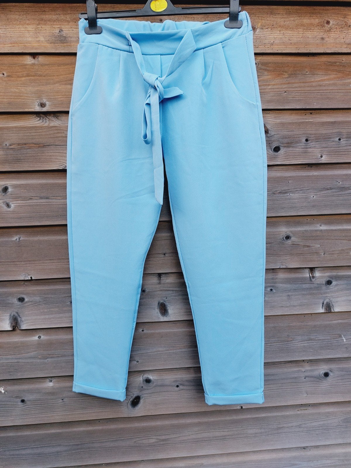 Lichtblauwe turquoise broek pantalon nieuw Envy, Kleding | Dames, Verzenden