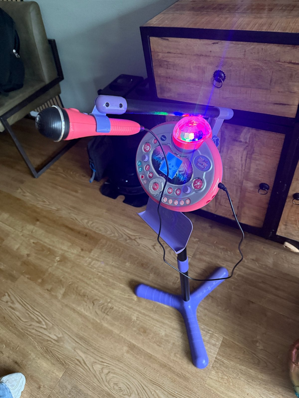 VTech Kidi Super Star Microfoon en Speler, Ophalen, Zo goed als nieuw, 4 tot 6 jaar