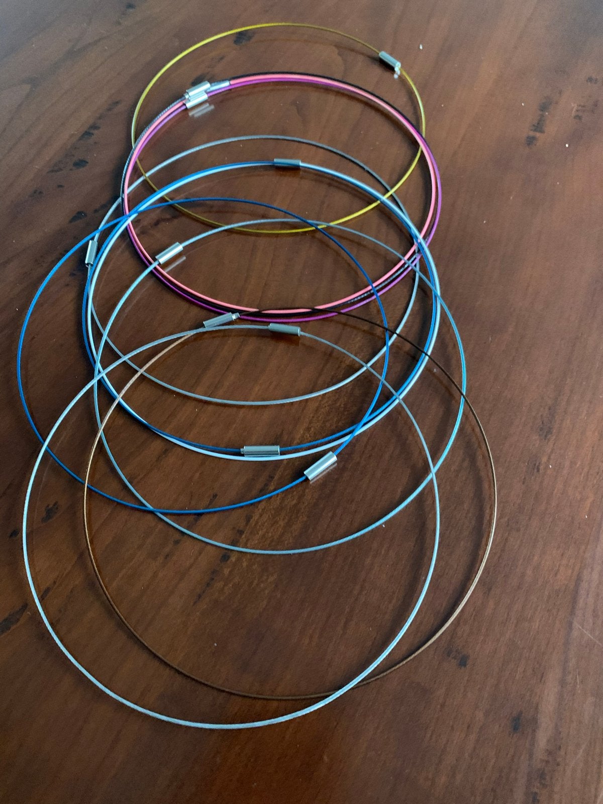 Set van Gekleurde Spangen voor Sieraden, Ophalen of Verzenden, Nieuw, Overige kleuren, Overige materialen