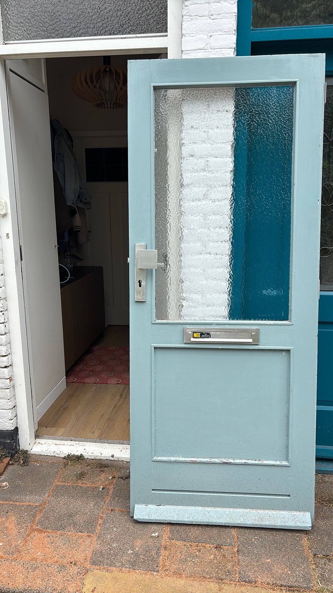 Voor/achterdeur GRATIS, Doe-het-zelf en Verbouw, Deuren en Horren, Ophalen, Gebruikt, 80 tot 100 cm, Buitendeur