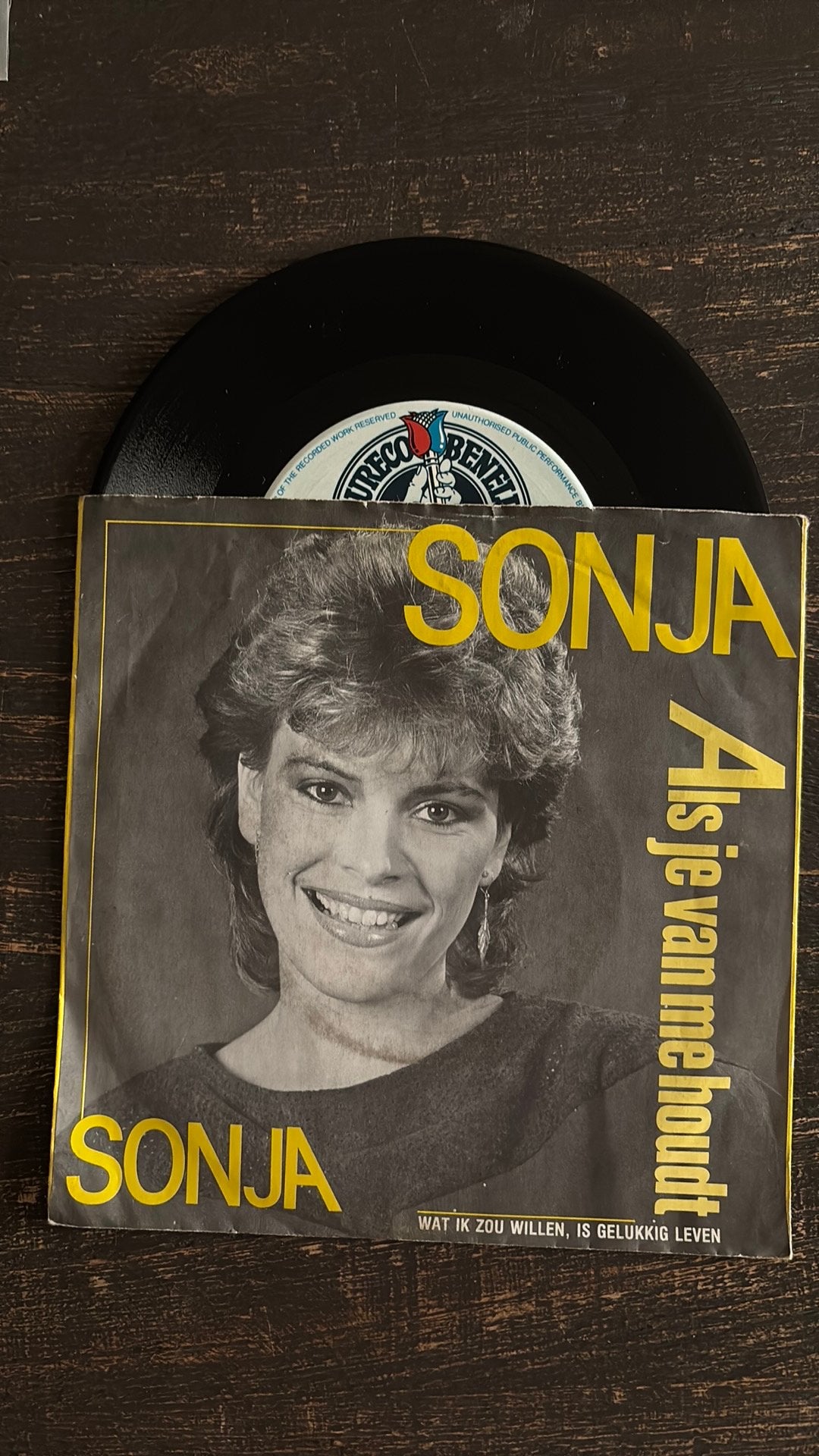Sonja - Als je van me houdt, Ophalen of Verzenden, Zo goed als nieuw, Nederlandstalig