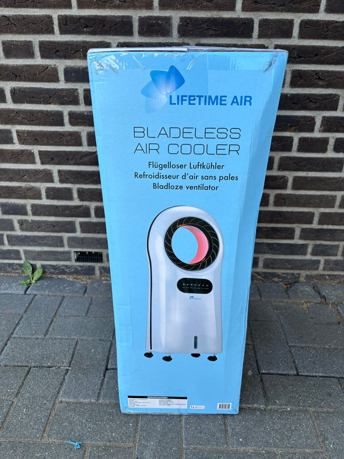 Lifetime Air Bladeless Air Cooler met Afstandsbediening, Witgoed en Apparatuur, Tafel- of Grondventilator, Minder dan 60 m³, Nieuw