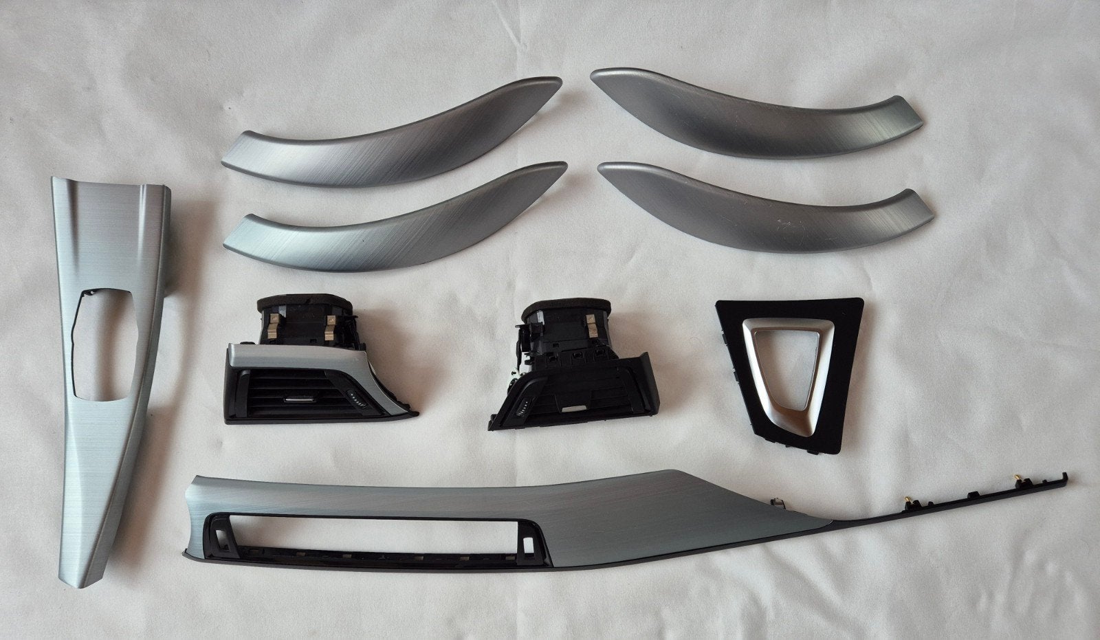 F30 F31 BMW M INTERIEUR LIJSTEN GEBORSTELD ALUMINIUM, Ophalen of Verzenden, Gebruikt, BMW