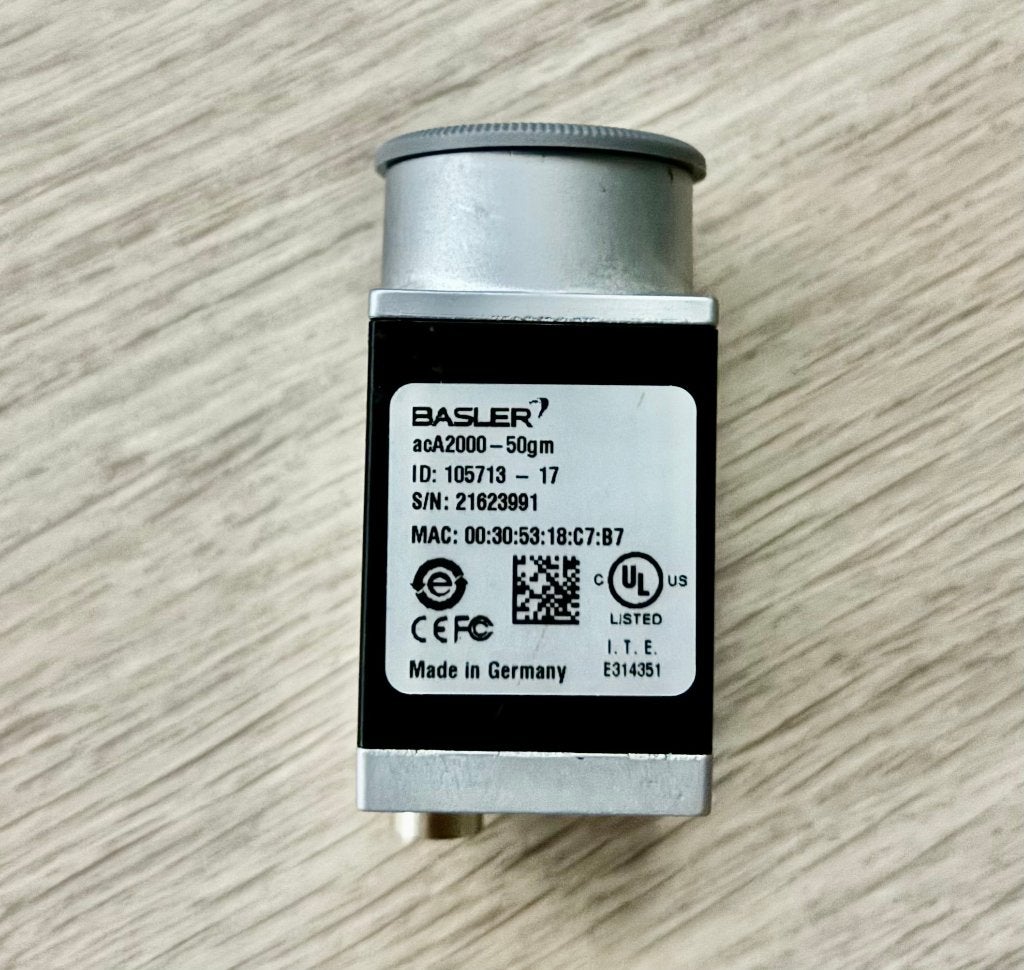 BASLER - acA2000-50gm - GigE Machine Vision Camera - PoE, Ophalen of Verzenden, Zo goed als nieuw